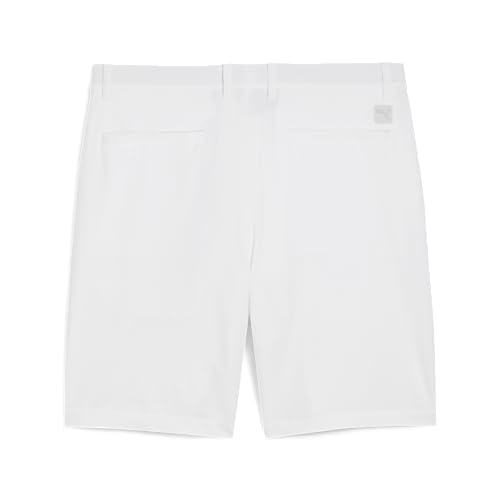PUMA Men's 101 Solid Short 9, White Glow, 28