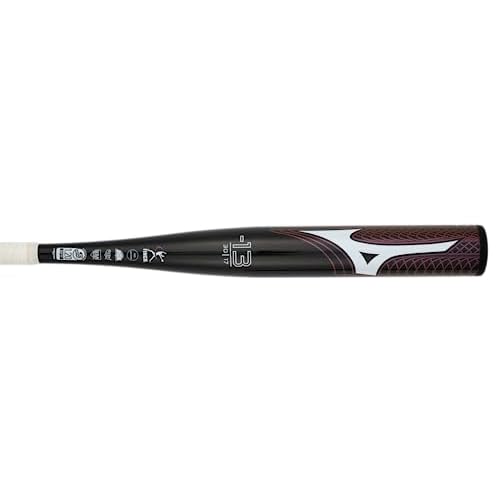 Mizuno Finch Fastpitch Softball Bat (-13) | Womens Aluminum Fast Pitch BAT | BLK Iridescent | 17OZ | 28 INCHES (2800)