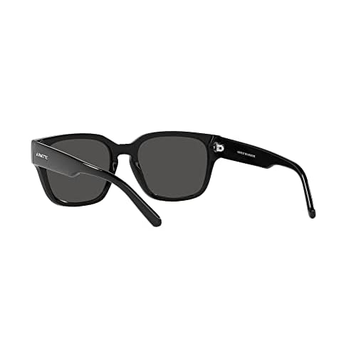 ARNETTE AN4294 Type Z Square Sunglasses, Black/Dark Grey, 54 mm