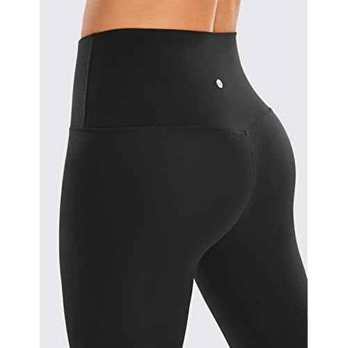 CRZ YOGA Womens Butterluxe High Waisted Capris Workout Leggings 17 Inches - Lounge Buttery Soft Yoga Pants