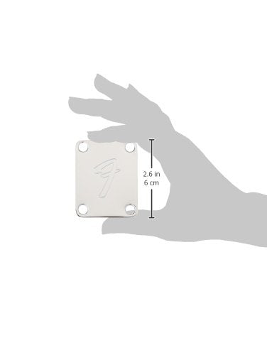 Fender F Neckplate Chrome