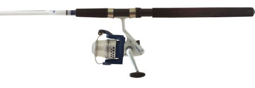 Okuma Fishing TU-702-50 Tundra Combo Spinning Reel (Large, White/Blue)