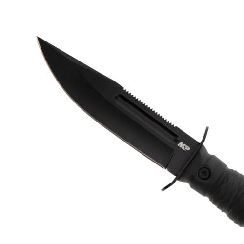 Smith & Wesson M&P Special Ops Survival Knives with Full-Tang Construction, 5"-7", Black Oxide Coated Stainless Steel Blad...