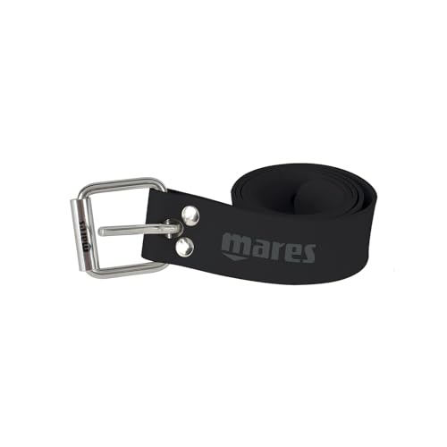 Mares Elastic Diving Weight Belt with Marseillaise Stainless Steel Quick-Release Buckle - 140cm Long Dive Belt for Scuba Diving, Freediving, Spearfishing