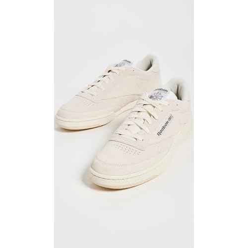 Reebok Men's Club C 85 Sneaker, Bone/Bone/Pure Grey 6, Men's Size 8