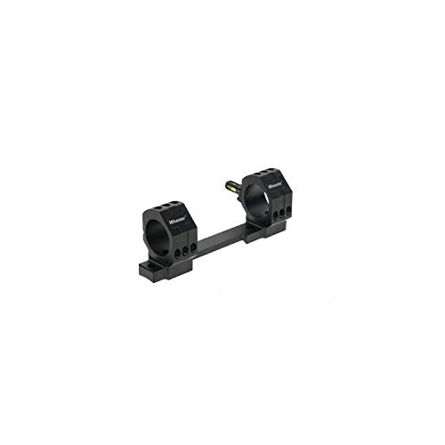Wheeler 1-Piece Bolt Action Scope Mount for Savage 110 Long Action Rifles - 6-Hole Design with Integral Rings and Integrated Anti-Cant Indicator for Leveling, Shooting and Gunsmithing