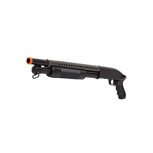 Pump Action Airsoft Shotgun with Full Metal/Steel Barrel 300 FPS (Airsoft Gun)