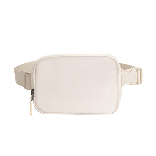 Belt bag Fanny pack crossbody bags for women Everywhere belt bag (ivory)