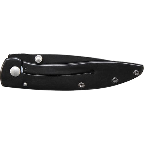 Smith & Wesson CKLPB 5.3in High Carbon S.S. Folding Knife with a 3.2in Drop Point Blade and Stainless Steel Handle for Out...