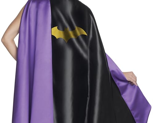 DC Comics Superheroes: Batgirl Lined Cape for Adults by Rubies, Women's No Size