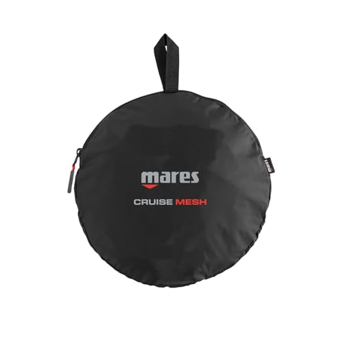Mares Cruise Mesh Scuba Diving Gear Compact Self-Draining Foldable Travel Duffel-Style Bag, 37.5x15x15