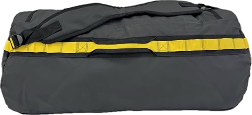 Element Equipment Trailhead Duffel Bag Shoulder Straps Waterproof Black/Yellow Medium