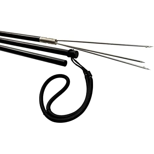 Cressi Aluminium Pole Spear, Black, 3 pcs, 6.5 ft