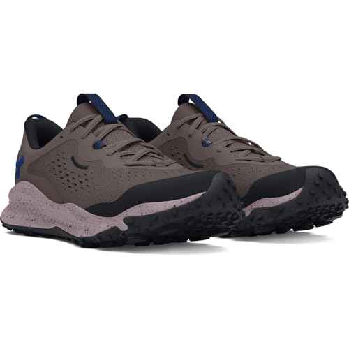 Under Armour Men's Charged Maven Trail, (204) Fresh Clay/Tetra Gray/Tech Blue, 14, US