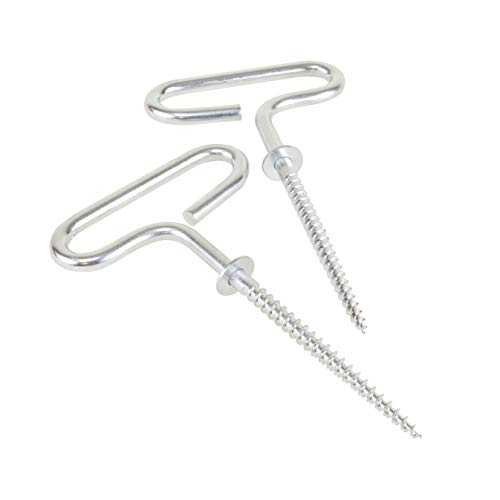 CLAM Outdoors 12571 Ice Shelter Anchor Kit – Heavy-Duty Windproof Tie-Downs for Extreme Stability – 2-Piece Set for All Hu...