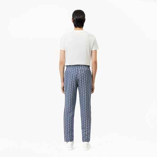 Lacoste Men's Vintage Fit Printed Monogram Track Pant, 4X-Large