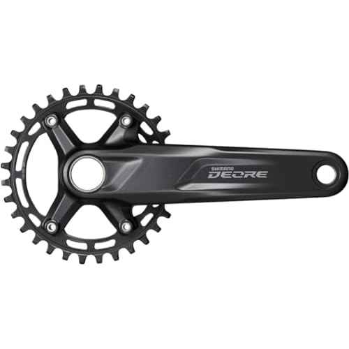 Shimano M5100 Deore Crankset, For Rear 10/11-SPEED, 170mm, 30T W/O CG, W/O BB PARTS, FOR CHAIN LINE 52MM