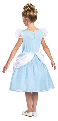 Disguise Disney Princess Cinderella Classic Girls' Costume, Blue XS (3T-4T)
