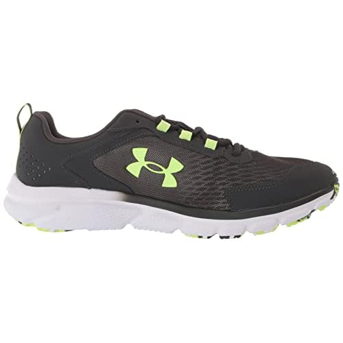 Under Armour Mens Charged Assert 9 Marble Road Running Shoe, Jet Gray (101 Quirky Lime, 11.5 US