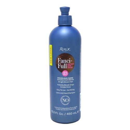 Roux Fanci-Full Rinse #23 Frivolous Fawn 15.2 Ounce (449ml) (3 Pack)