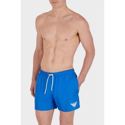 Emporio Armani Mens Men's Essential Eagle Logo Swim Boxer