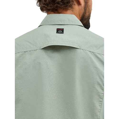 ATG by Wrangler Men's Long Sleeve Mixed Material Shirt