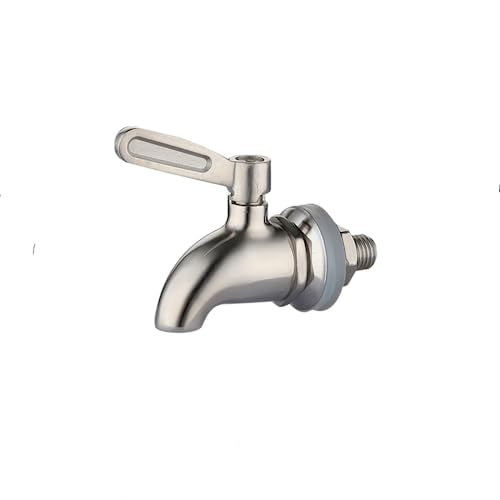 Leadigol 1PCS Stainless Steel Dispenser Tap,Drink Dispenser Faucet Thread Dia Bottled Water Dispenser Faucet