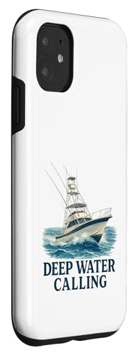 Deep Water Fishing Adventure Scene Case for iPhone 11