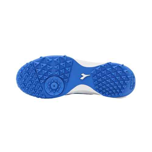Diadora Calcetto LT Turf Soccer Shoes - Full Grain Leather, Enhanced Cushioning, Anti-Wear Rubber, Synthetic Turf, Optimal Traction and Stability