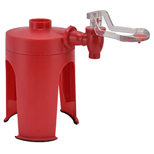 Water Dispenser Mini Automatic Red Upside Down Drink Fountain for Home Travelling Camping Water Soda Beverage