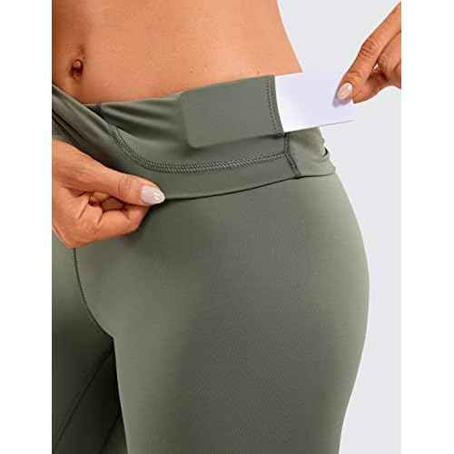 CRZ YOGA Women's Naked Feeling I Workout Leggings 28 Inches - High Waisted Full-Length Yoga Pants