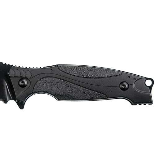 Smith & Wesson M&P M2.0 9in S.S. Full Tang Thin Fixed Blade Knife with 4in Drop Point Blade and Rubber Handle for Outdoor,...