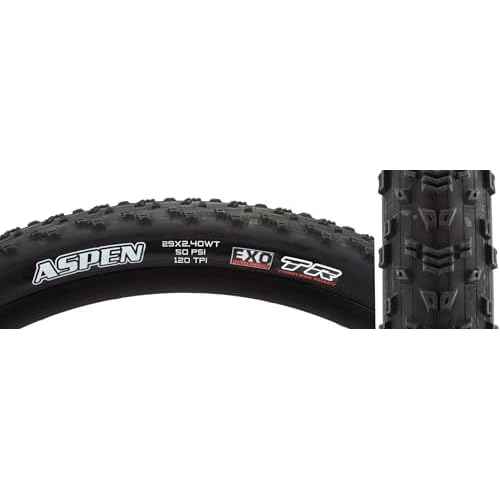 Maxxis Aspen - Dual Compound - 29" - EXO - E25 Rating, Tubeless | Low-Profile XC Race Tire, Size 29x2.40WT - EXO, E25