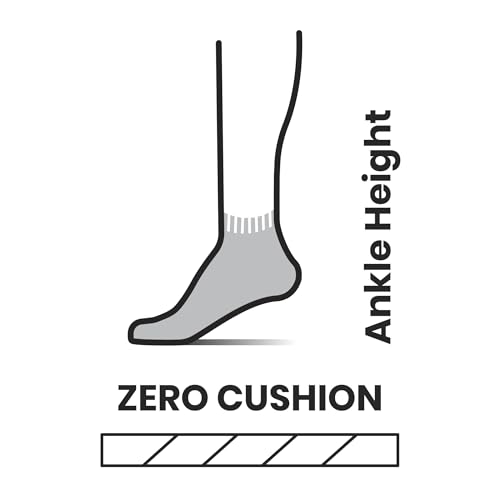 Smartwool Men's Run Zero Cushion Ankle Socks