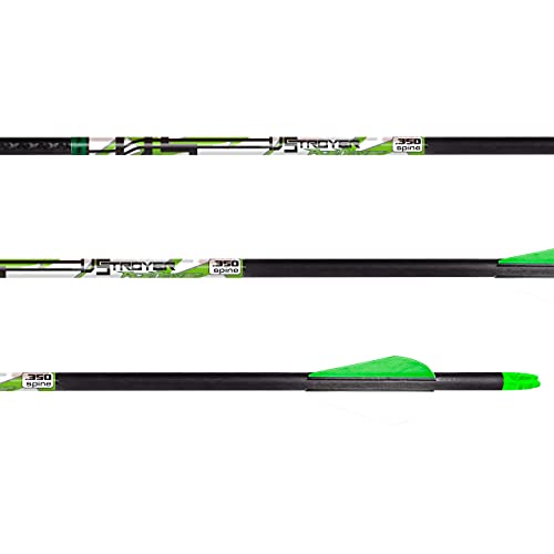 Carbon Express D-Stroyer Piledriver 400 Spine, 6-Pack of Fletched Arrows, Available in 350 & 400 Spine