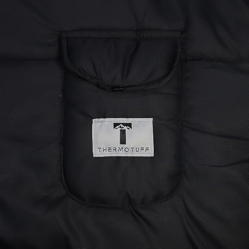 Thermotuff Wearable Sleeping Bag with Dual Hoodie, Zippered Arm Holes, Pockets & Adjustable Drawstring - Ideal for Campin...