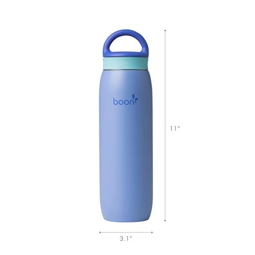Boon Frosh Portable Breast Milk Chiller - Stainless Steel Breast Milk Cooler - Stainless Steel Portable Milk Storage Conta...