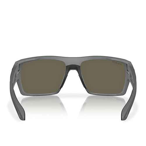 Fin-Nor 1595714 Fishing Sunglasses, Spring Tide Silver/Matte Charcoal Stripe Frame with Grey Polycarbonate Lens, Fishing Sunglasses for Men & Women