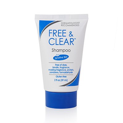 Free & Clear Shampoo, 2 Ounce Travel Size (Pack of 1)