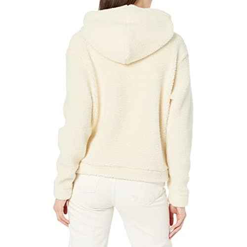 HUGO Women's Comfy Teddy Hooded Sweatshirt