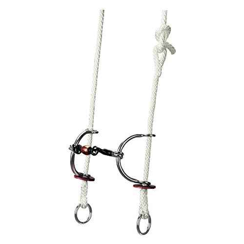 Weaver Leather Gag Bridle with Sweet Iron Copper Roller Mouth Sliding Bit, Pink, 1 Count (Pack of 1)