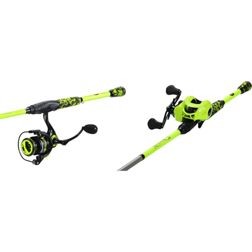 Sougayilang Spinning & Baitcasting Fishing Rod and Reel Combos, IM7 Graphite 2-Piece Blank Rods,EVA Handle & “S” Style Hoo...