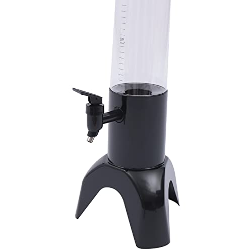 3L Beer Tower Dispenser with Removable Ice Tube, Clear PC Mimosa and Margarita Tabletop Drink Tower Dispenser for Home Bar...