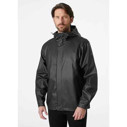 Helly-Hansen mens Moss Hooded Waterproof Windproof Raincoat Jacket