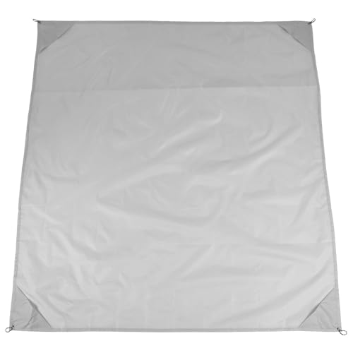 Light Gray Ultralight Waterproof Camping Tarp Tent Footprint Ground Sheet for Outdoor Picnic Hiking and Beach 1m x 1.4m