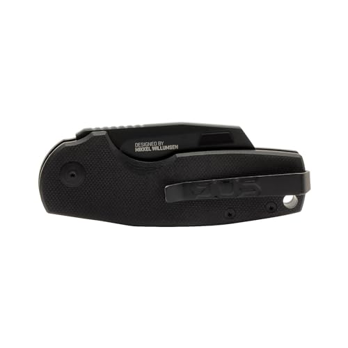 SOG Stout SJ Cleaver Daily Ambidextrous Pocket Folding Knives with Slip Joint Mechanism | G10 Handle | CRYO D2 Steel Blade