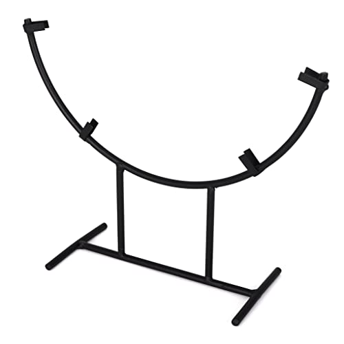 Milltown Merchants Round Metal Display Stand - Fused Glass Art Base - Plate Stand / Plate Holder - Round Art Panel Stand (...