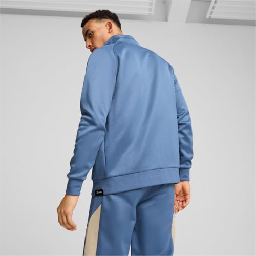 PUMA Men's Standard Mercedes AMG Track Jacket, Blue Horizon AH24