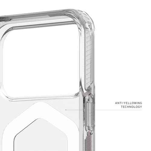 URBAN ARMOR GEAR UAG Designed for iPhone 17 Pro Case Plyo - Compatible with MagSafe Transparent Military Grade Protective Cover, Ice/Rose Gold