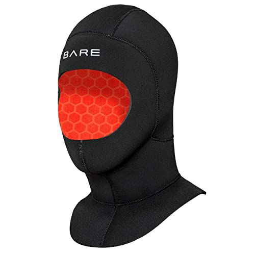 BARE 5MM Ultrawarmth Wet Hood | Designed to be Worn with BARE Wetsuit | Made with Unique Omnired Inner Fabric and Elastek ...